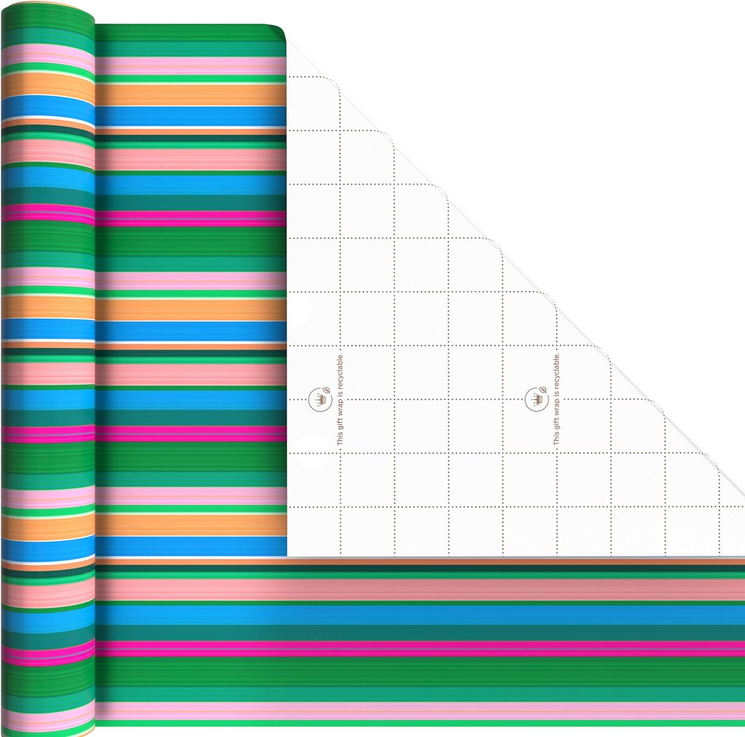 image:imageHallmark Red and Black Wrapping Paper Mini Rolls 3Pack Bows Diagonal Stripes Polka Dots for Valentines Day Birthdays Mothers Day Bridal Showers 45 Sq Ft TotalFlowers Polka Dots Stripes
