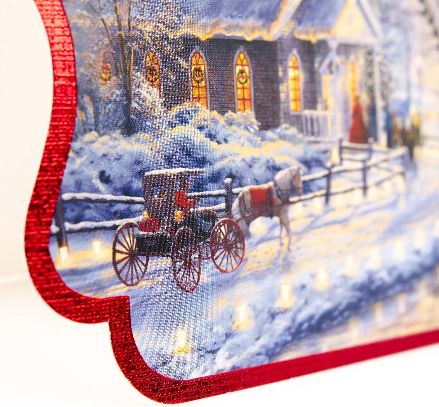 image:imageHallmark Thomas Kinkade Christmas Cards 16 Cards and Envelopes Christmas BlessingMulticolor
