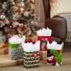 Hallmark 6″ Small Christmas Gift Bag Bundle, Festive Holiday (Pack of 8, 4 Designs)(Small Gift Bags)