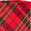 Hallmark Image Arts 11″ Large Christmas Gift Bags (6 Bags: Tartan Plaid, Snowy Tree, Red and Green Ornament) for Coworkers, Teachers, Family