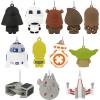 Hallmark Marvel Countdown Calendar Miniature Christmas Tree Set With 12 Mini Ornaments, Plastic(Star Wars Countdown Calendar)