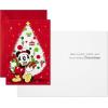 Hallmark Pack of Disney Christmas Cards, Jolly Joyful Mickey Mouse (10 Cards with Envelopes)
