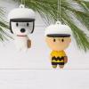 Hallmark Peanuts Baseball Mystery Miniature Christmas Ornaments, Set of 2(Baseball)
