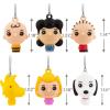 Hallmark Peanuts Mini Christmas Ornaments, Shatterproof, Set of 6(Mini Set of 6)