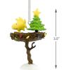 Hallmark Peanuts Mini Christmas Ornaments, Shatterproof, Set of 6(Woodstock in Nest)