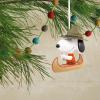 Hallmark Peanuts Snoopy in Canoe Christmas Ornament