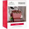 Hallmark Peanuts Snoopy on Holiday Doghouse Christmas Ornament, Blown Glass(Snoopy Holiday Doghouse)