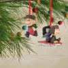Hallmark Peanuts Tin Ball Christmas Ornaments, Set of 12(Peanuts Gang  Set of 6)