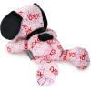 Hallmark Peanuts Valentine’s Day Floppy Snoopy Plush Toy (Pink and Red XOXO on White) Gift for Kids, Grandchildren, Spouse