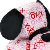 Hallmark Peanuts Valentine’s Day Floppy Snoopy Plush Toy (Pink and Red XOXO on White) Gift for Kids, Grandchildren, Spouse
