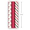 Hallmark Red and Black Wrapping Paper Mini Rolls, 3-Pack (Bows, Diagonal Stripes, Polka Dots) for Valentine’s Day, Birthdays, Mother’s Day, Bridal Showers – 45 Sq. Ft. Total(Bows  Stripes  Polka Dots)