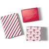 Hallmark Red and Black Wrapping Paper Mini Rolls, 3-Pack (Bows, Diagonal Stripes, Polka Dots) for Valentine’s Day, Birthdays, Mother’s Day, Bridal Showers – 45 Sq. Ft. Total(Bows  Stripes  Polka Dots)