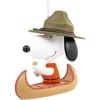 Hallmark Peanuts Snoopy in Canoe Christmas Ornament