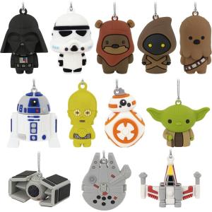 Hallmark Marvel Countdown Calendar Miniature Christmas Tree Set With 12 Mini Ornaments, Plastic(Star Wars Countdown Calendar)