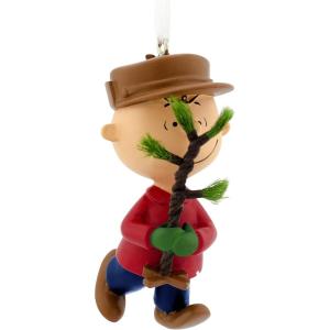 Hallmark Peanuts Snoopy Team USA Christmas Ornament(Charlie Brown and Tree)