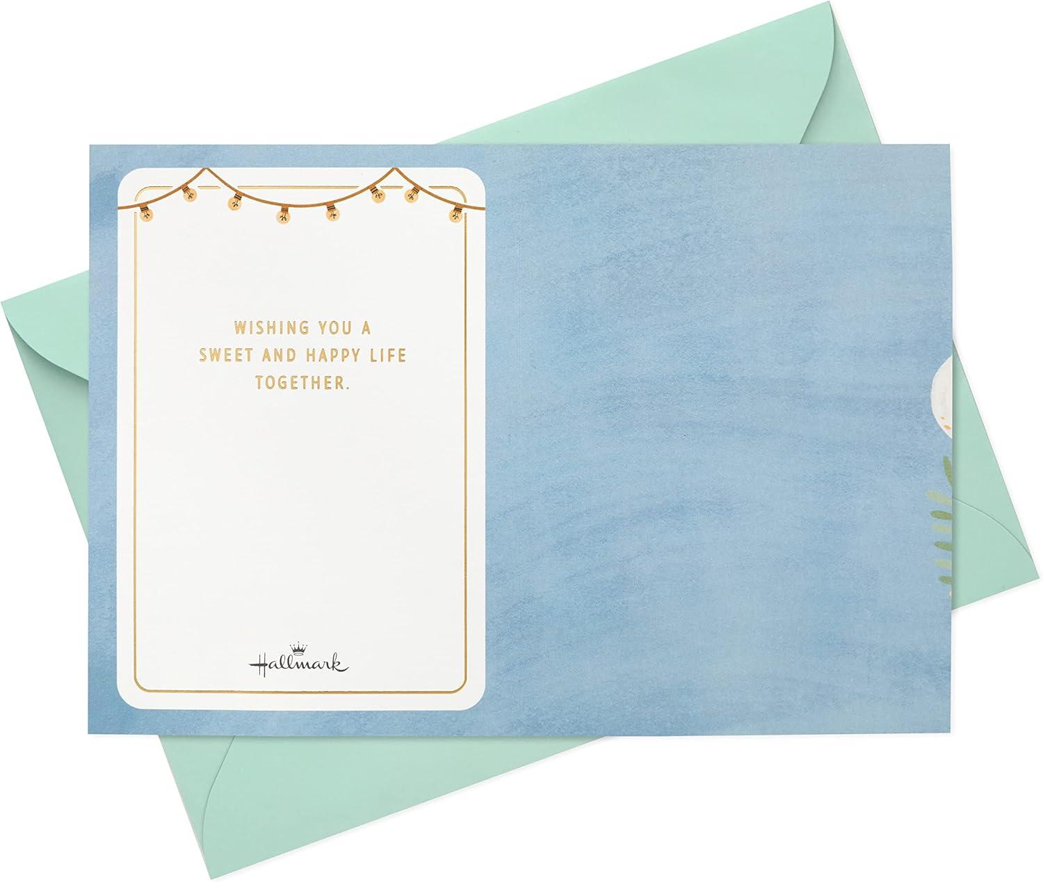 image:imageHallmark Paper Wonder Displayable Pop Up Wedding Card Just MarriedBlue