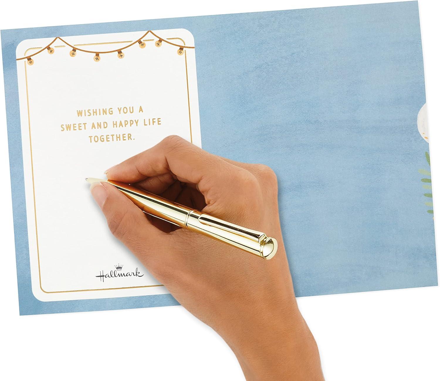 image:imageHallmark Paper Wonder Displayable Pop Up Wedding Card Just MarriedBlue