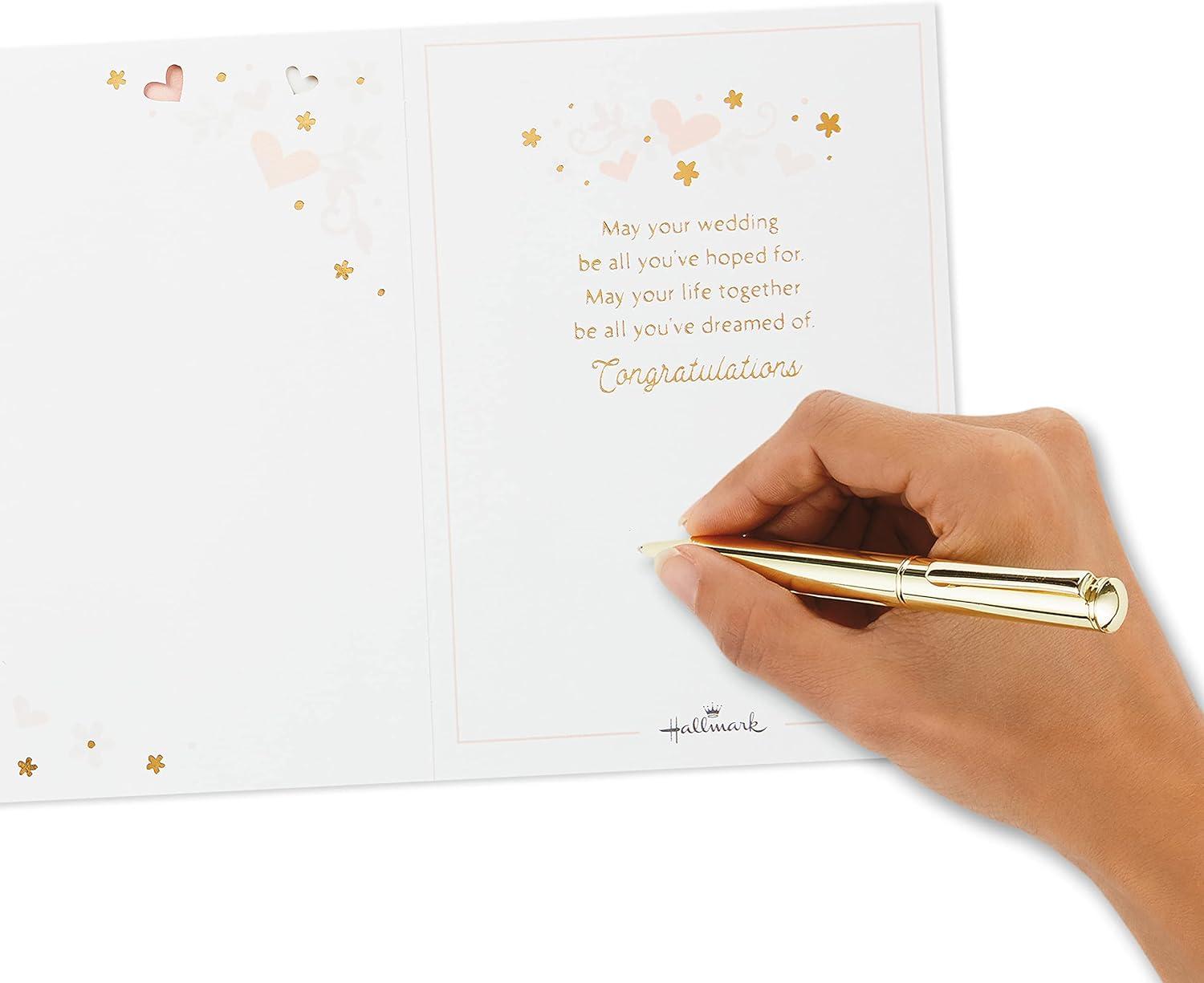image:imageHallmark Paper Wonder Displayable Pop Up Wedding Card Just MarriedGold