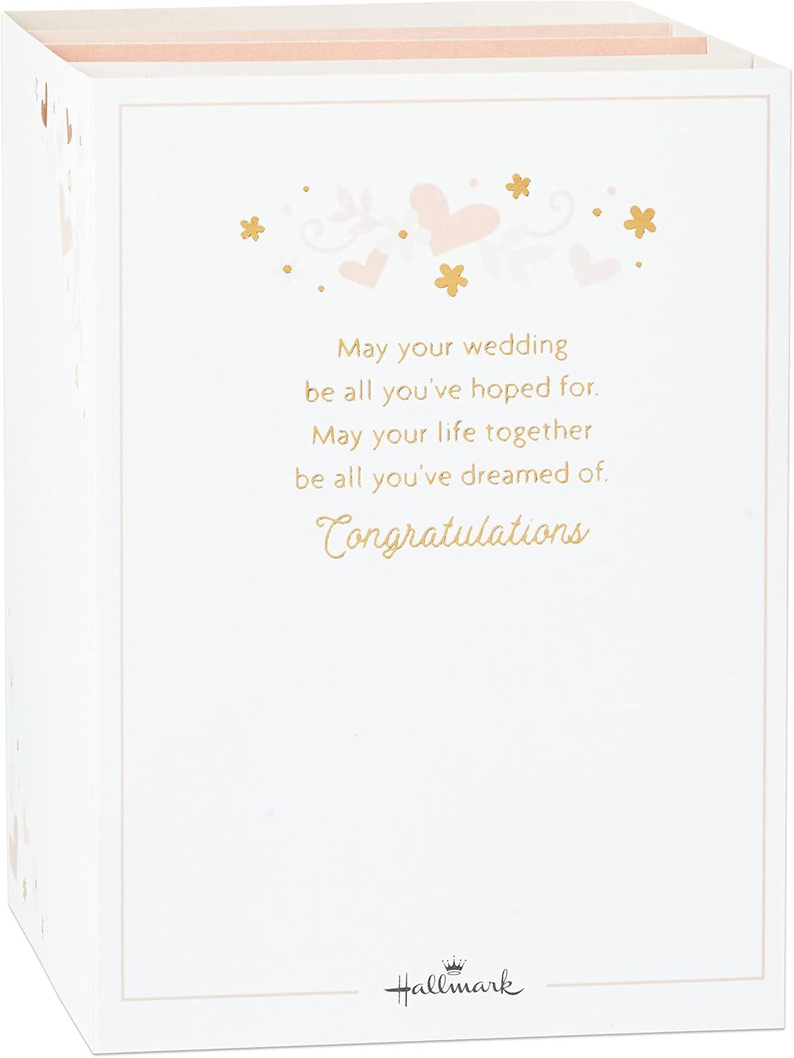 image:imageHallmark Paper Wonder Displayable Pop Up Wedding Card Just MarriedGold