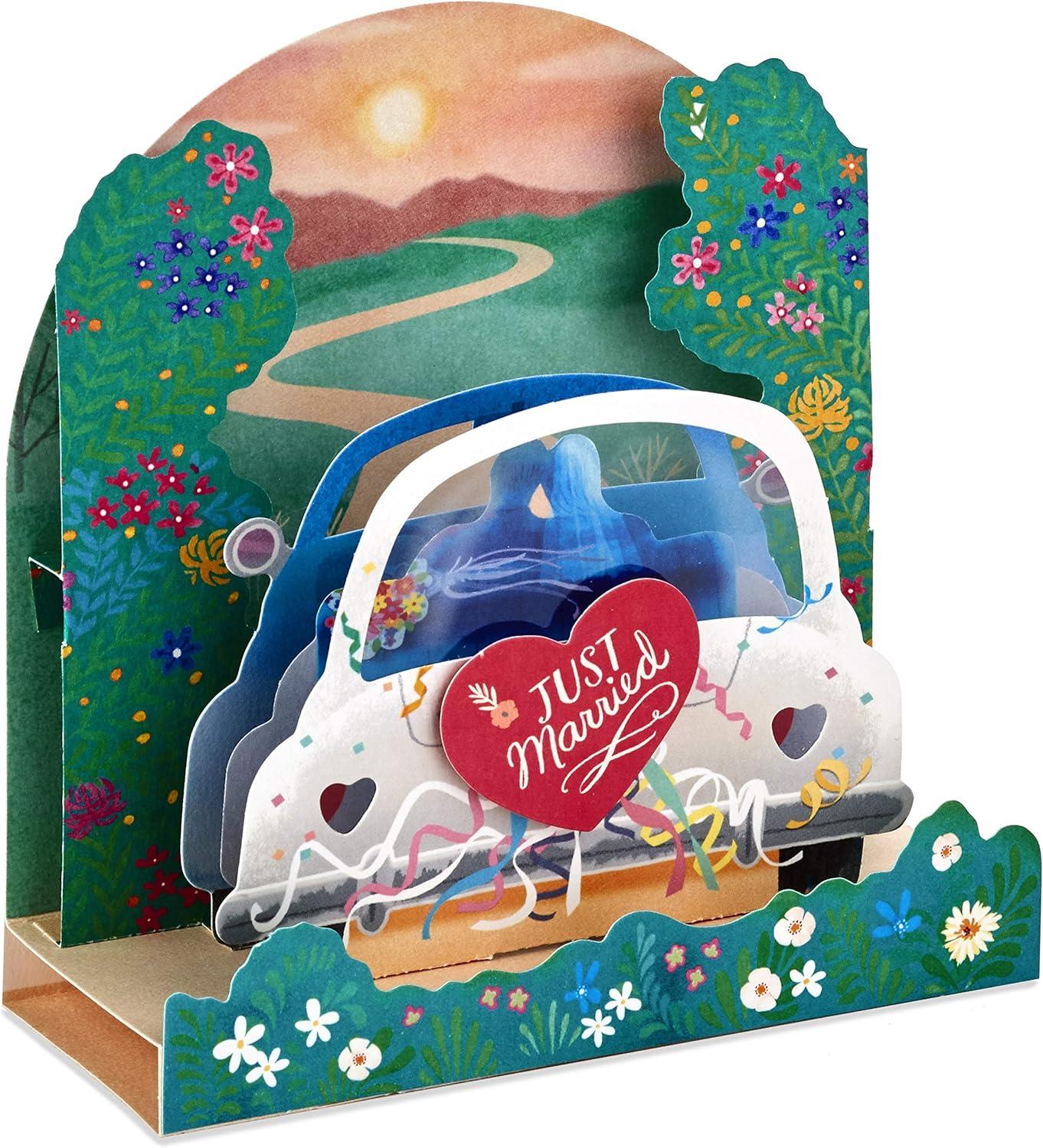 image:imageHallmark Paper Wonder Displayable Pop Up Wedding Card Just MarriedMulticolor