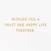 Hallmark Paper Wonder Displayable Pop Up Wedding Card (Just Married)(Blue)