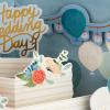 Hallmark Paper Wonder Displayable Pop Up Wedding Card (Just Married)(Blue)