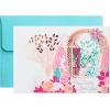 Hallmark Paper Wonder Displayable Pop Up Wedding Card (Just Married)(Pink)