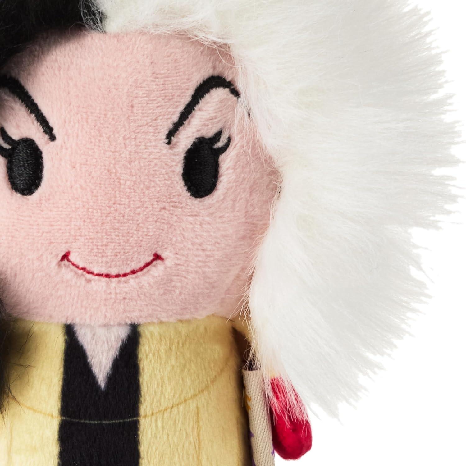 image:imageHallmark itty bittys Disney Plush Toys Set of 4 Villains Cruella de Vil Scar Ursula and Captain Hook Gift for Kids Collectors Fans