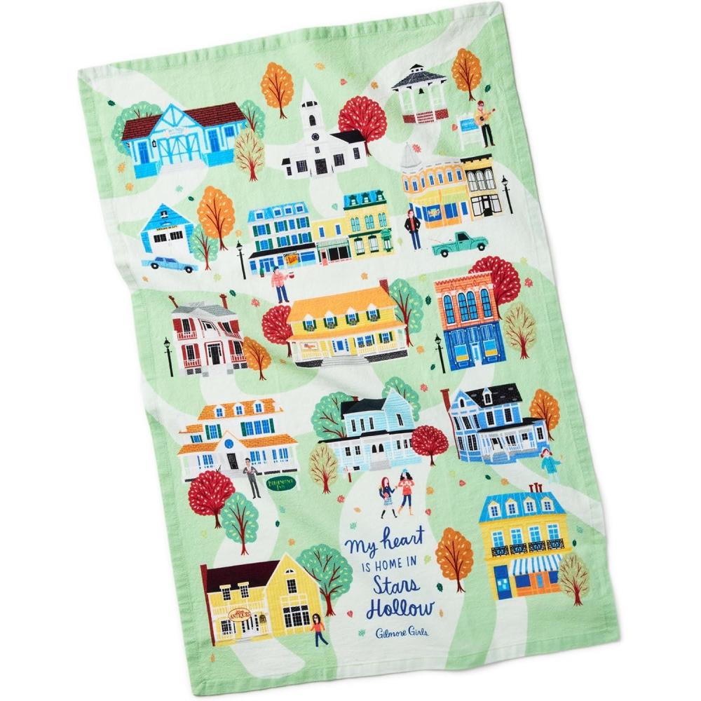 image:imageHallmark Gilmore Girls Tea Towel 18 x 26 Stars Hollow Gift for Fans Moms Sisters Daughters Christmas Birthdays