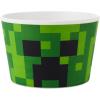 Hallmark Minecraft Snack and Popcorn Bowls, 6.5″ (Set of 4, Creeper Faces) Gift for Kids, Gamers, Teens, Fans, Christmas, Birthday Parties