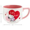 Hallmark Peanuts Snoopy Valentine’s Day Soup Mug (Hugs & Kisses) Gift for Kids, Spouse, Girlfriend, Wife(Snoopy Valentine’s Day)