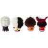 Hallmark itty bittys Disney Plush Toys, Set of 4 (Villains: Cruella de Vil, Scar, Ursula and Captain Hook) Gift for Kids, Collectors, Fans