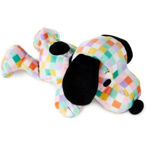 Hallmark Peanuts Plush (Pastel Patchwork Floppy Snoopy), 11″ L