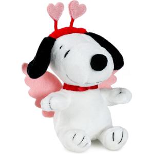 Hallmark Peanuts Snoopy Zip-a-Long Plush Toy, 3.5″ (Cupid) Gift for Kids, Grandchildren, Collector, Valentine’s Day