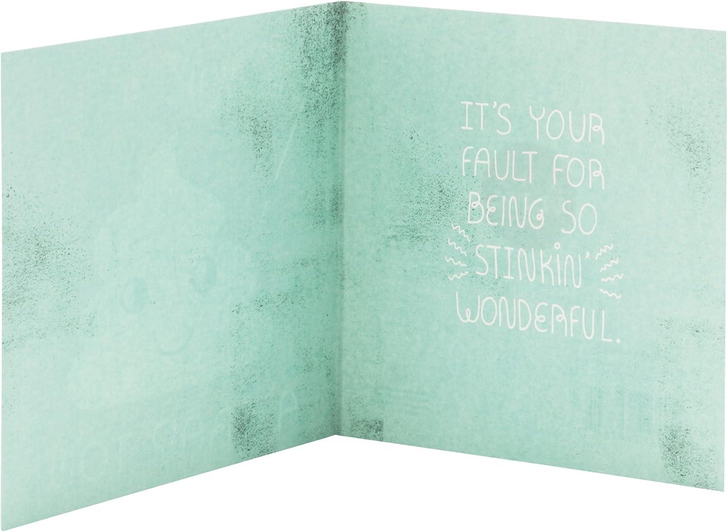 image:imageHallmark Studio Ink Birthday Card Fathers Day Card or Anniversary Card I Love You A Crap Ton 0299RZJ5026