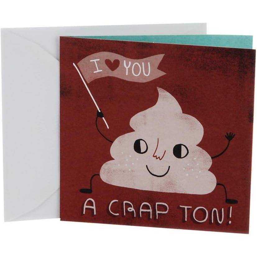 image:imageHallmark Studio Ink Birthday Card Fathers Day Card or Anniversary Card I Love You A Crap Ton 0299RZJ5026