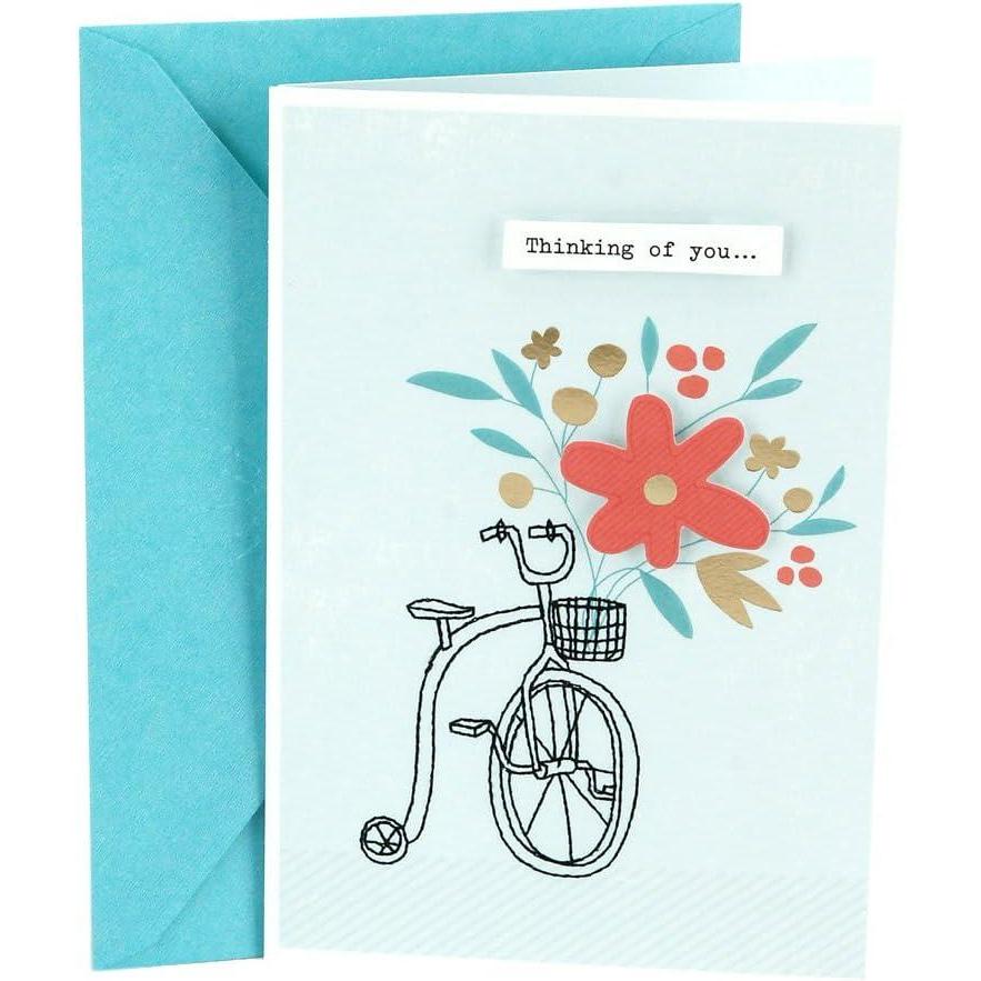 image:imageHallmark Thinking of You Card Bicycle with Flowers 0699RZB1240Bicycle with Flowers