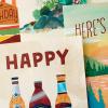 Hallmark Assorted Birthday Cards for Men, 16 Cards with Envelopes (Burgers, Beers, Camping) for Husband, Brother, Boyfriend, Dad, Friend