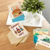 Hallmark Assorted Birthday Cards for Men, 16 Cards with Envelopes (Burgers, Beers, Camping) for Husband, Brother, Boyfriend, Dad, Friend