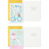 Hallmark Birthday Cards Assortment, 16 Cards with Envelopes (Cake, Candles, Balloons)(Bicycle  Cactus  French Bulldog  Ice Cream)