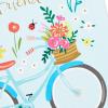 Hallmark Birthday Cards Assortment, 16 Cards with Envelopes (Cake, Candles, Balloons)(Bicycle  Cactus  French Bulldog  Ice Cream)