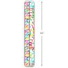 Hallmark Bulk Reversible Birthday Wrapping Paper Rolls (2 Rolls: 160 Sq. Ft. Total) Rainbow Letters, Colorful Confetti, Polka Dots on Teal, Solid Orange(Rainbow Letters  Colorful Confetti)