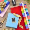Hallmark Bulk Reversible Birthday Wrapping Paper Rolls (2 Rolls: 160 Sq. Ft. Total) Rainbow Letters, Colorful Confetti, Polka Dots on Teal, Solid Orange(Rainbow Stripes)
