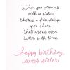 Hallmark Signature Birthday Card for Sister (Butterflies)