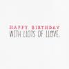 Hallmark Studio Ink Birthday Card (Alpaca)