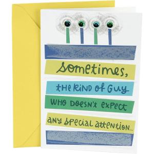 Hallmark Birthday Card for Him (Extra Attention), Color Band Cake (0499RZB1194)