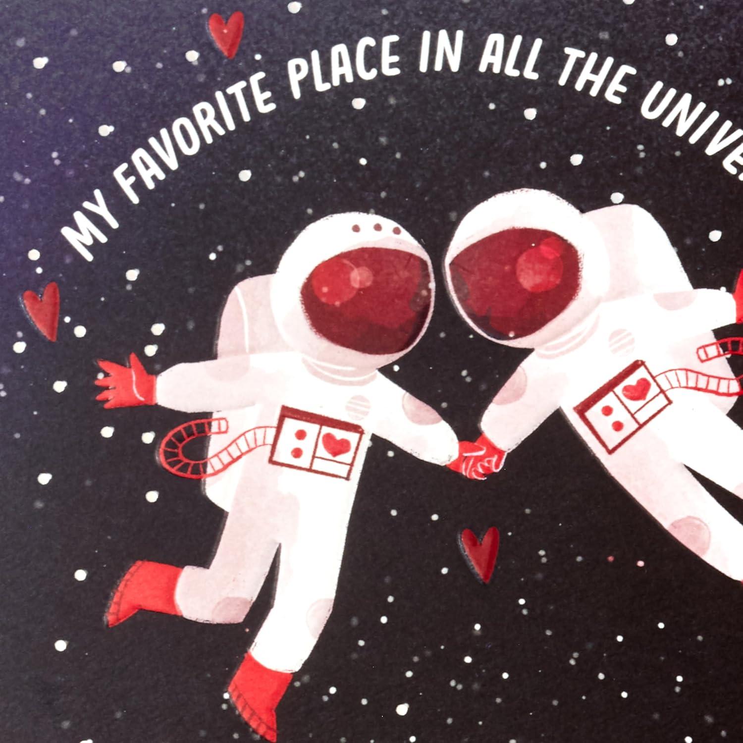 image:imageHallmark Valentines Day Card for Significant Other Favorite Place in the Universe AstronautsAstronauts