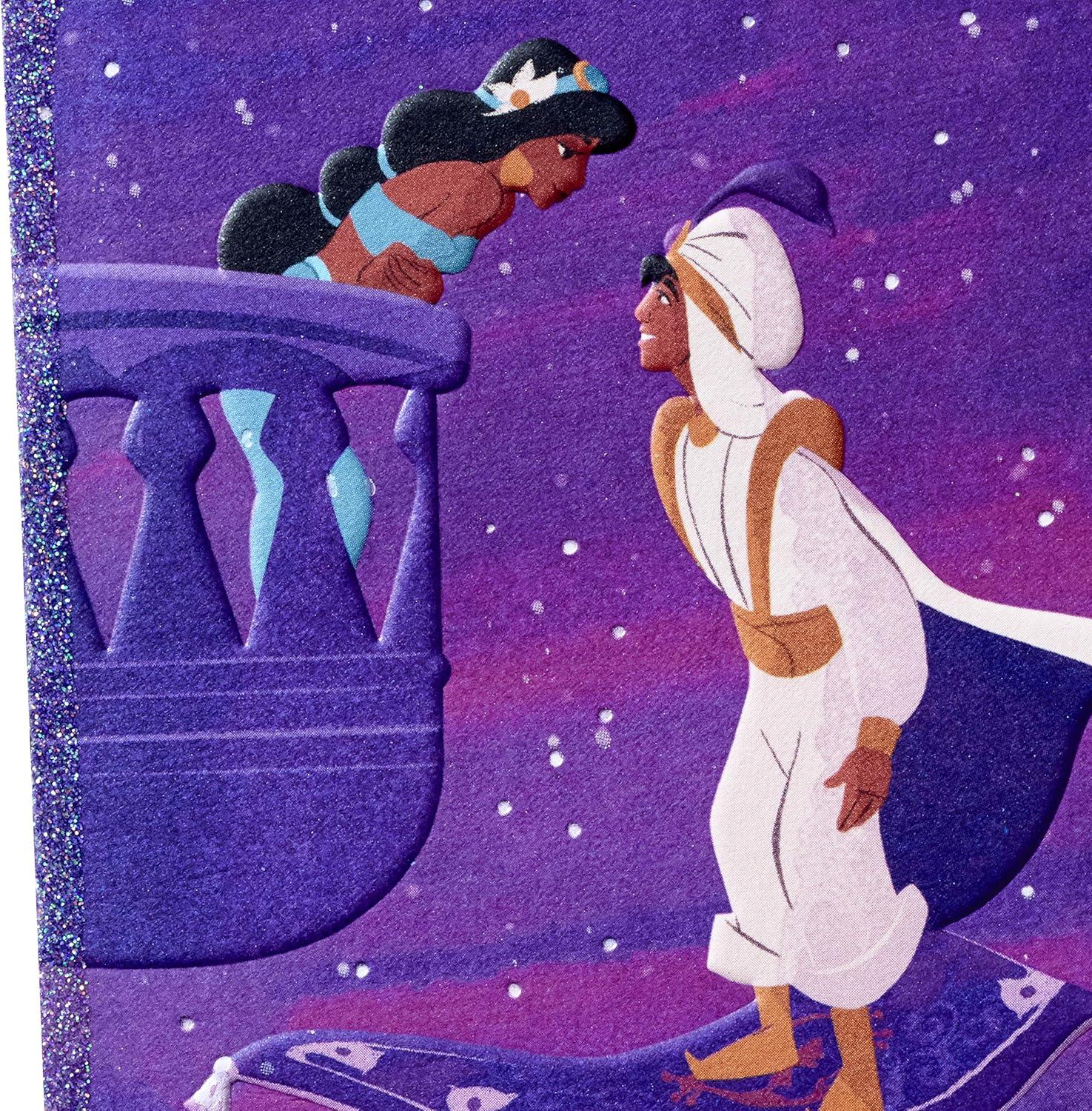 image:imageHallmark Valentines Day Card or Anniversary Card for Husband Wife Boyfriend Girlfriend Pixar Up Life with You Is An AdventureAladdin Whole New World