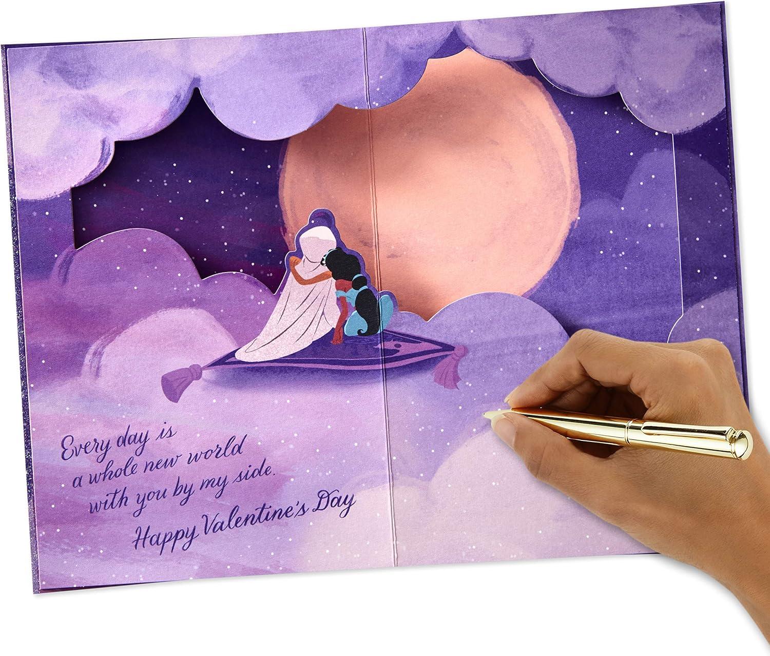 image:imageHallmark Valentines Day Card or Anniversary Card for Husband Wife Boyfriend Girlfriend Pixar Up Life with You Is An AdventureAladdin Whole New World