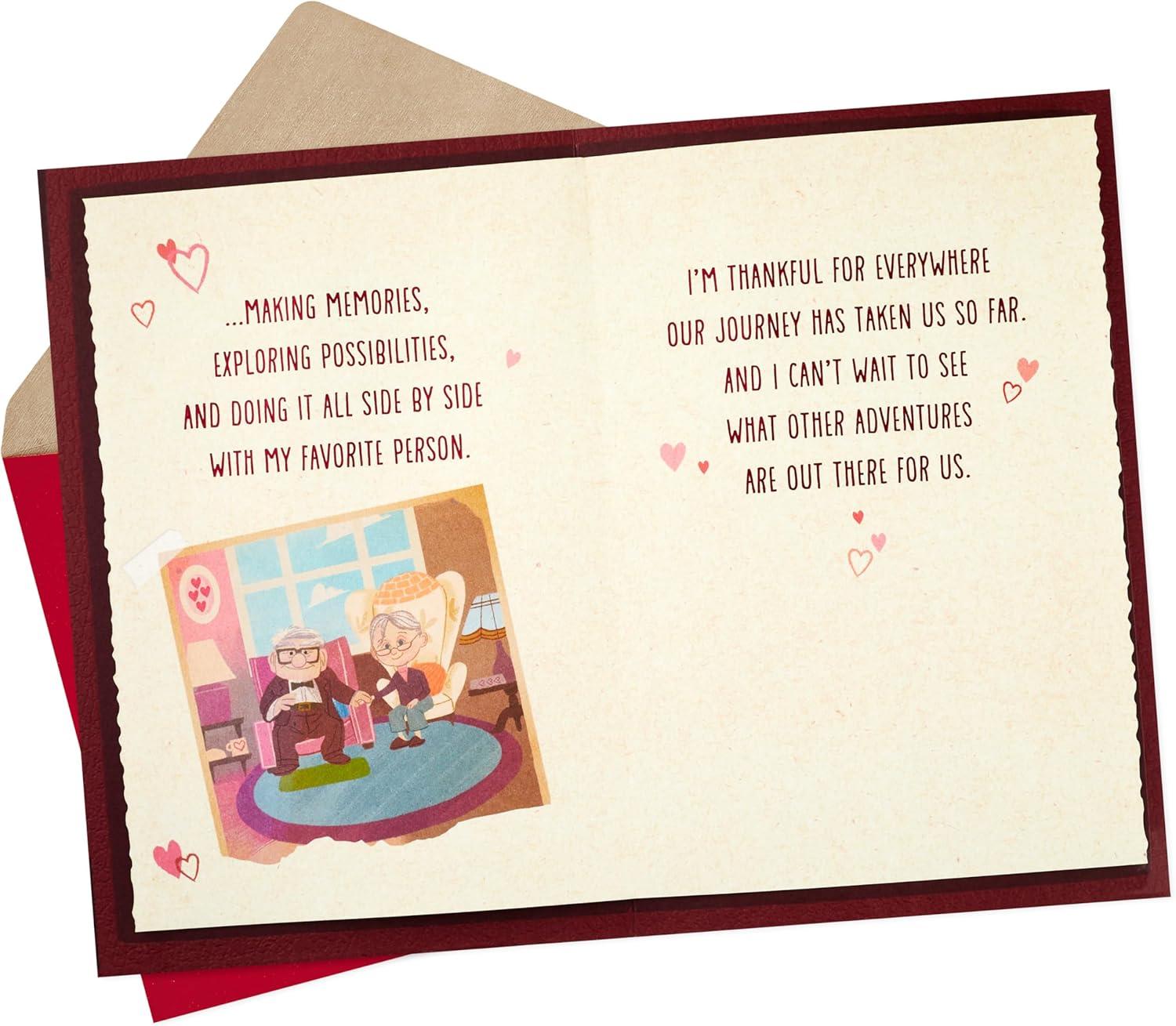 image:imageHallmark Valentines Day Card or Anniversary Card for Husband Wife Boyfriend Girlfriend Pixar Up Life with You Is An AdventurePixar Up Life with You Is An Adventure